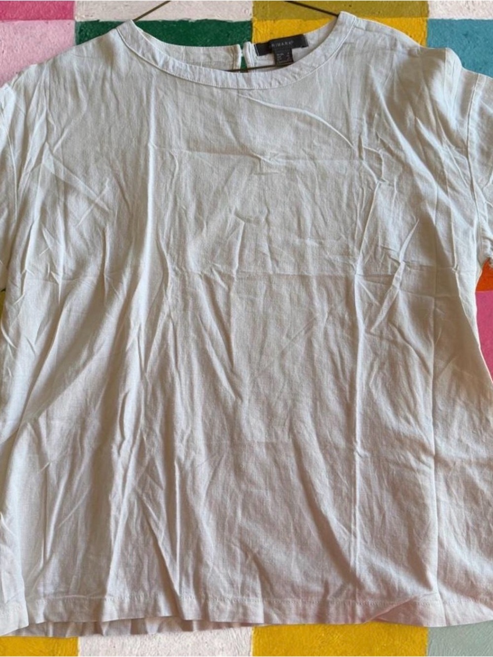 Primark White Women's Short Sleeve Top
